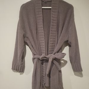 Aerie/American Eagle Chenille Belted Sweater